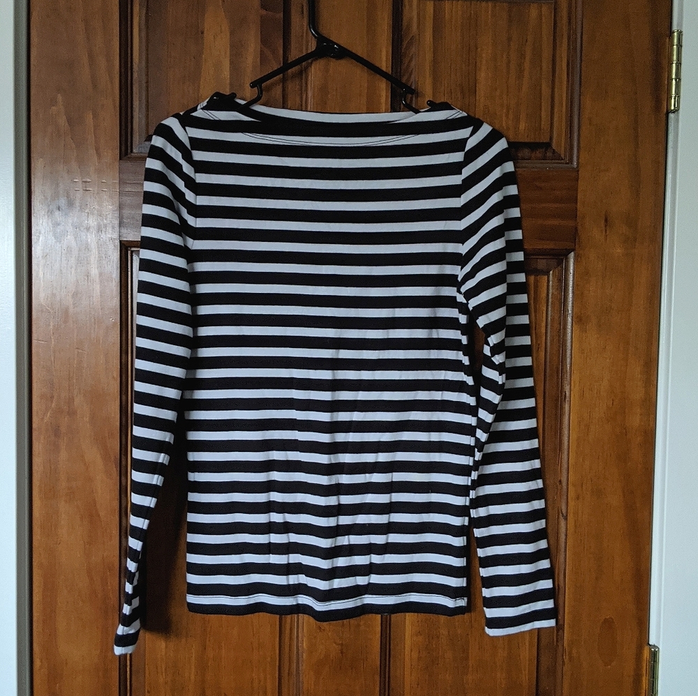 Gap boatneck striped tops (2)